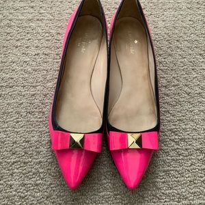Kate Spade bright pink heels